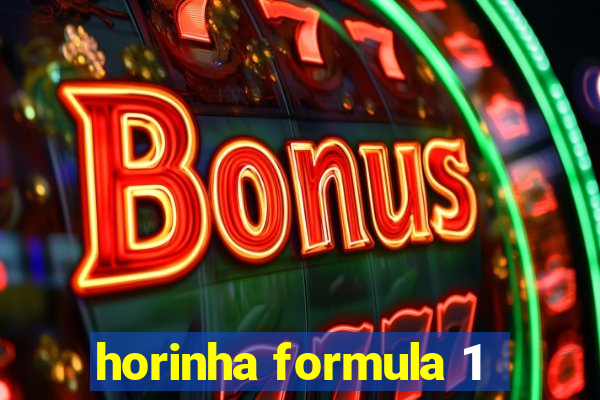 horinha formula 1